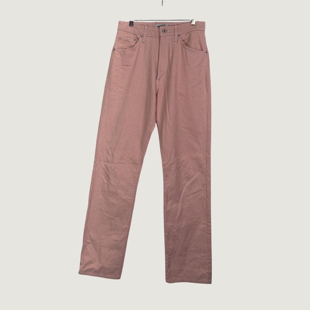 Naked & Famous‎ Dusty Rose Denim Jeans 27 Pink Classic Fit Streetwear Pastel
